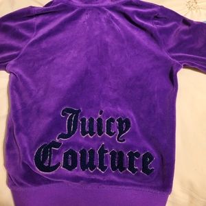 Girls Juicy Couture Velour Hoodie - Vintage original